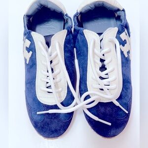 Happy 5th Tory Burch Blue Sneaker ( Suede ) $100